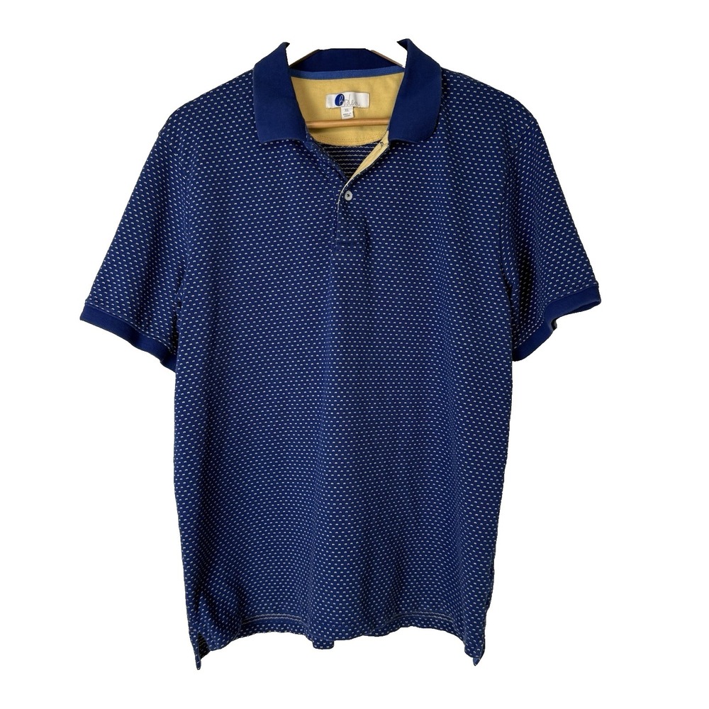 Boden Short‎ Sleeve Polo Mens XL Preppy Country Club Classic Summer Travel Blue